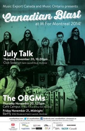 Can Blast ad for M for Montreal 2014